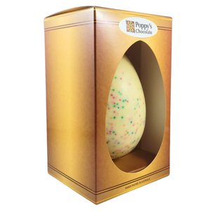 Deluxe White Chocolate Rainbow Easter Egg