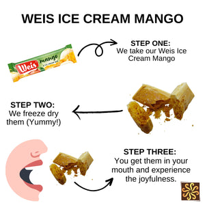 Freeze Dried Weis Ice Cream Mango