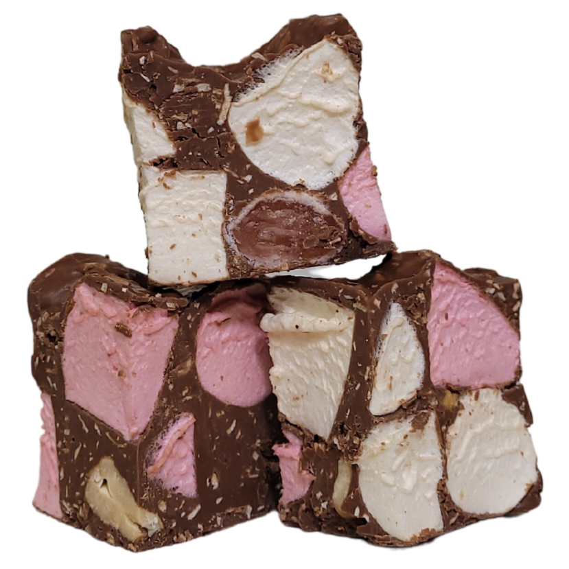 Rocky Road Cashew and Turkish Delight Milk Chocolate 125g