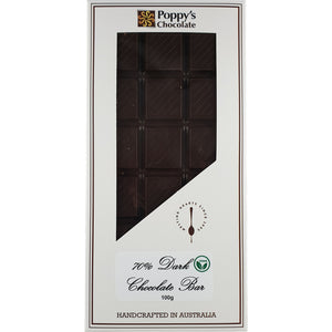 Dark 70% Chocolate Block 100g - Vegan