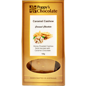 Cashew and Caramel Chocolate Bark 100g